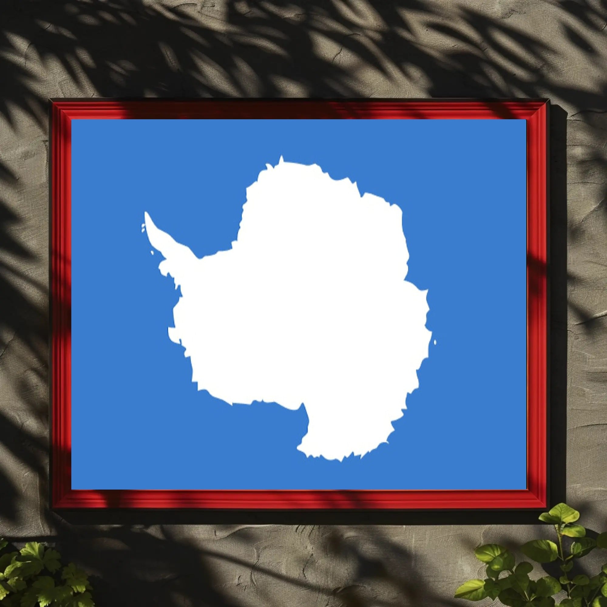 Antarctica Minimalist Art Poster: Abstract or Artistic Poster PosterGoat