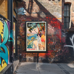 Antibes Vintage Travel Aesthetic: Côte d'Azur Poster PosterGoat