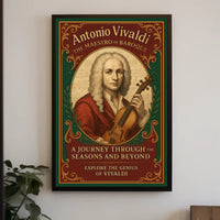 Antonio Vivaldi The Maestro of Baroque Poster PosterGoat