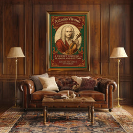 Antonio Vivaldi The Maestro of Baroque Poster PosterGoat