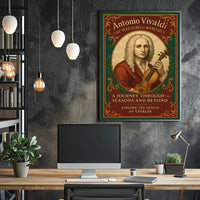 Antonio Vivaldi The Maestro of Baroque Poster PosterGoat