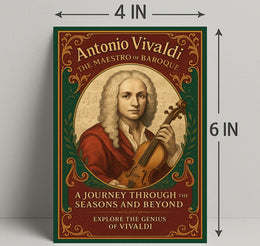 Antonio Vivaldi The Maestro of Baroque Poster PosterGoat