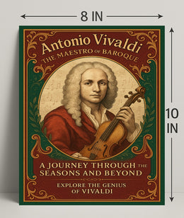 Antonio Vivaldi The Maestro of Baroque Poster PosterGoat