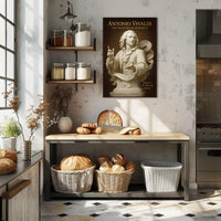 Antonio Vivaldi The Maestro of Baroque Poster PosterGoat