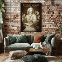 Antonio Vivaldi The Maestro of Baroque Poster PosterGoat