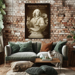 Antonio Vivaldi The Maestro of Baroque Poster PosterGoat