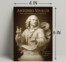 Antonio Vivaldi The Maestro of Baroque Poster PosterGoat