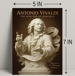 Antonio Vivaldi The Maestro of Baroque Poster PosterGoat