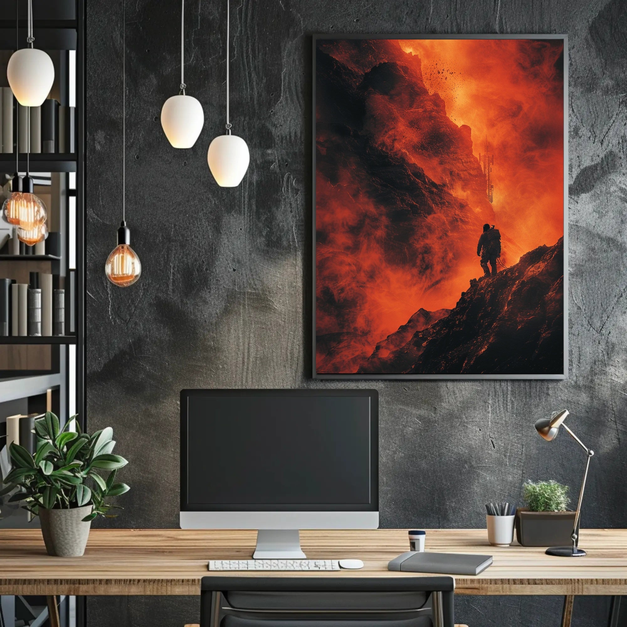 Apocalyptic Adventure: Explore the Unknown Futuristic Sci-Fi Poster PosterGoat