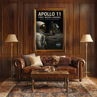 Apollo 11  First Moon Landing Poster PosterGoat