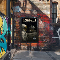 Apollo 11  First Moon Landing Poster PosterGoat