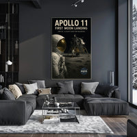 Apollo 11  First Moon Landing Poster PosterGoat