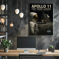 Apollo 11  First Moon Landing Poster PosterGoat