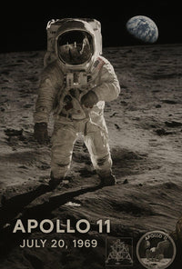 Apollo 11 Lunar Landing Historical Poster PosterGoat