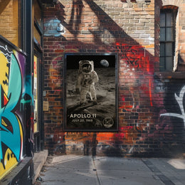 Apollo 11 Lunar Landing Historical Poster PosterGoat