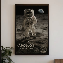 Apollo 11 Lunar Landing Historical Poster PosterGoat