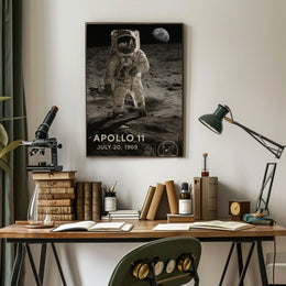 Apollo 11 Lunar Landing Historical Poster PosterGoat