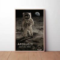 Apollo 11 Lunar Landing Historical Poster PosterGoat