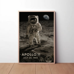 Apollo 11 Lunar Landing Historical Poster PosterGoat