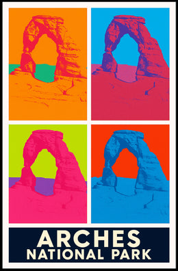 Arches National Park Pop Art Poster PosterGoat