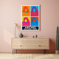 Arches National Park Pop Art Poster PosterGoat