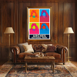 Arches National Park Pop Art Poster PosterGoat