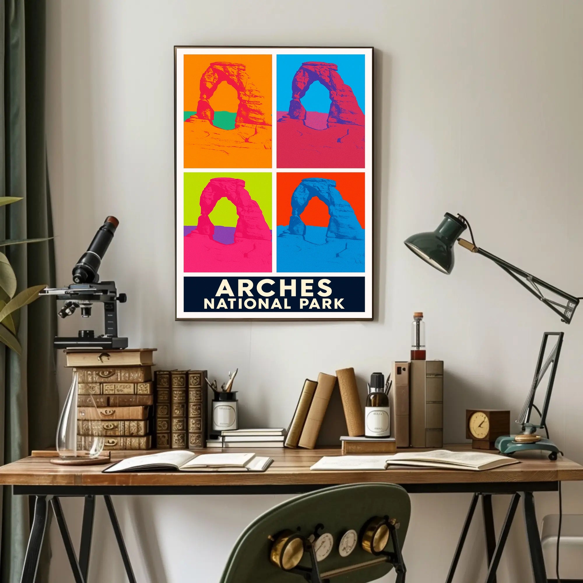 Arches National Park Pop Art Poster PosterGoat