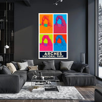 Arches National Park Pop Art Poster PosterGoat