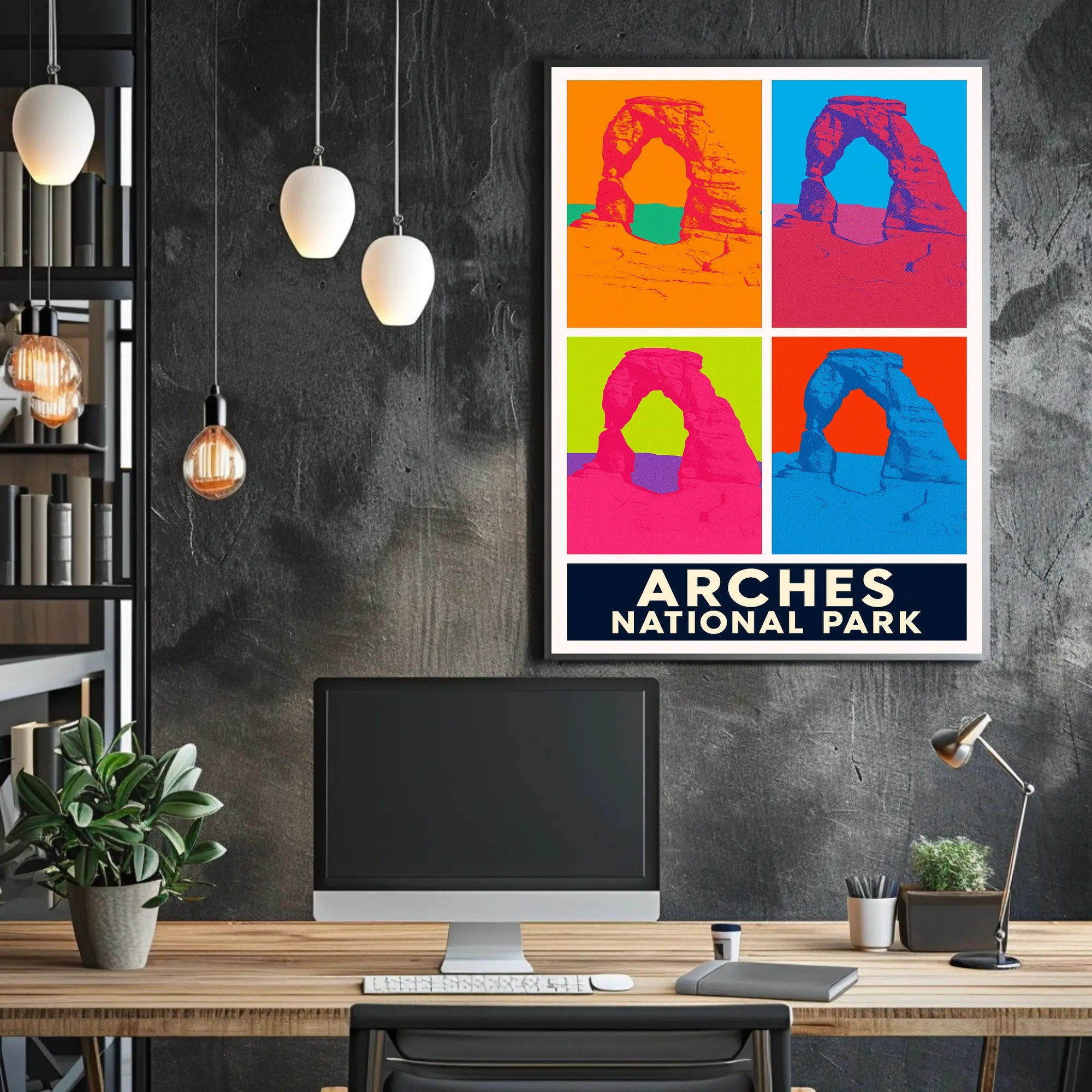 Arches National Park Pop Art Poster PosterGoat