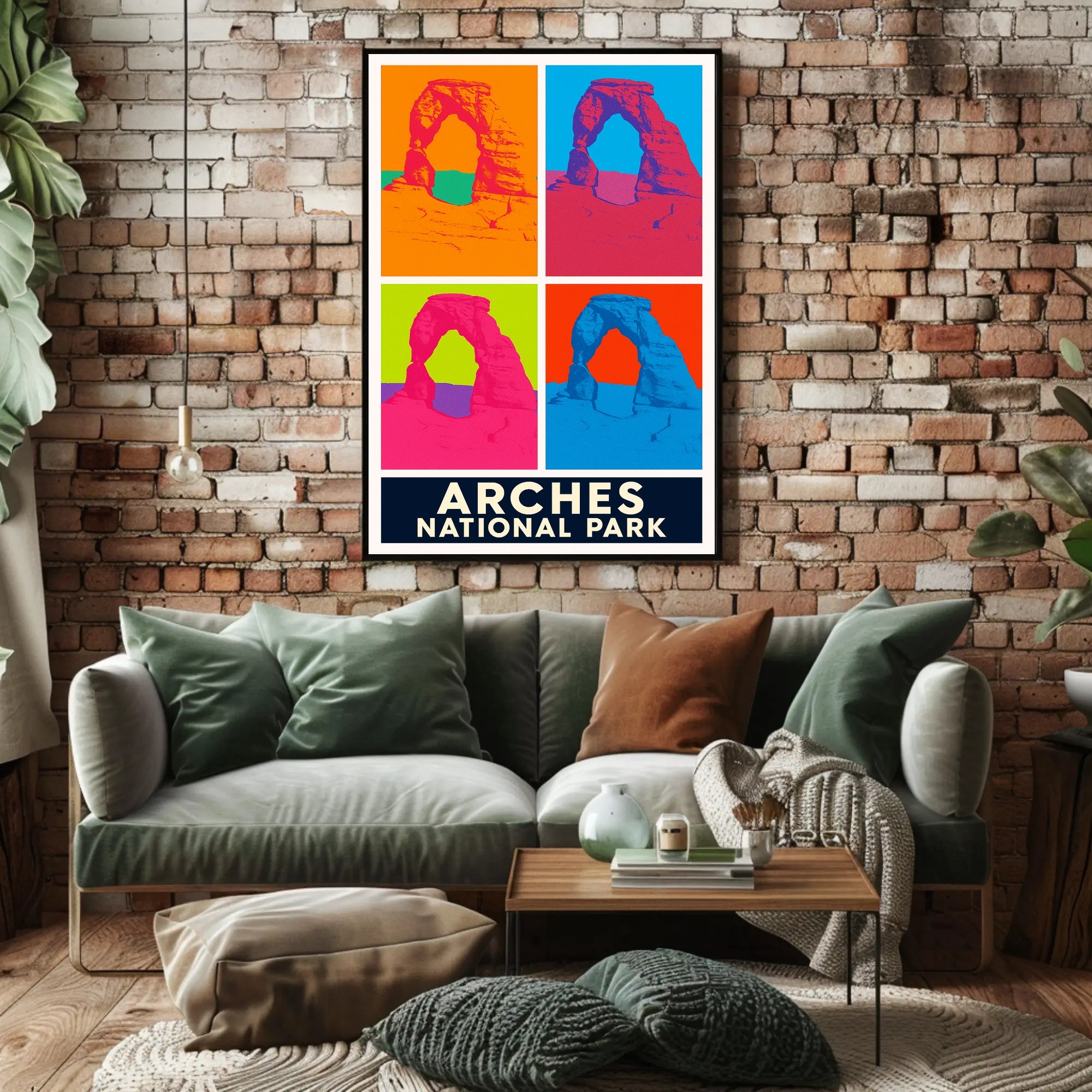 Arches National Park Pop Art Poster PosterGoat