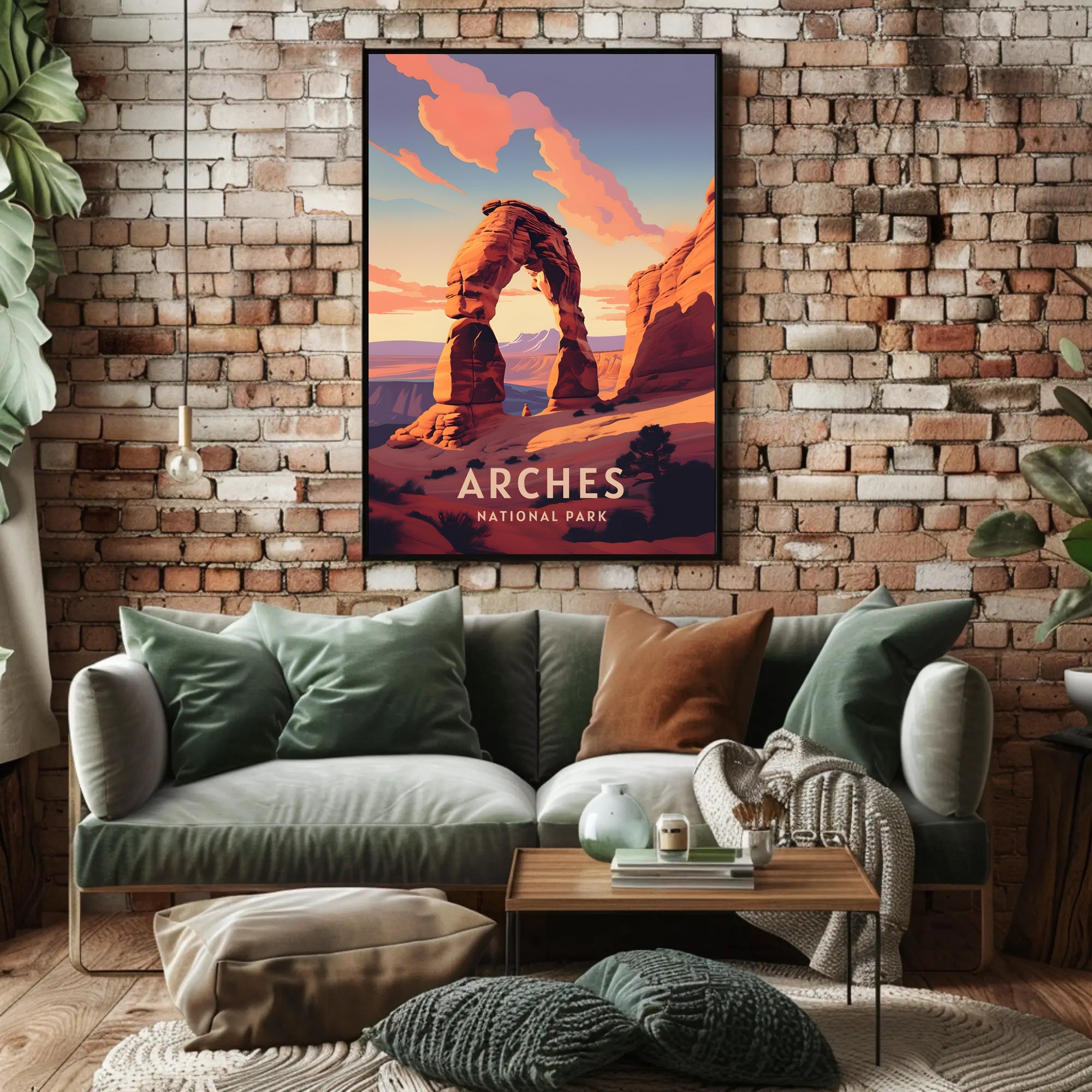 Arches National Park Sunset Vista National Park Poster PosterGoat