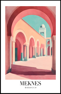 Architectural Arches Art Print Traditional Cultural or Heritage Poster PosterGoat