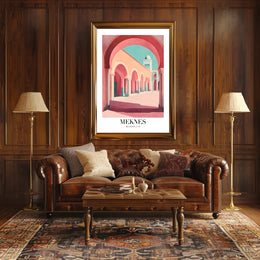 Architectural Arches Art Print Traditional Cultural or Heritage Poster PosterGoat