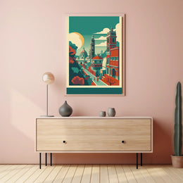 Architectural Dreamscape Poster PosterGoat