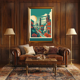 Architectural Dreamscape Poster PosterGoat