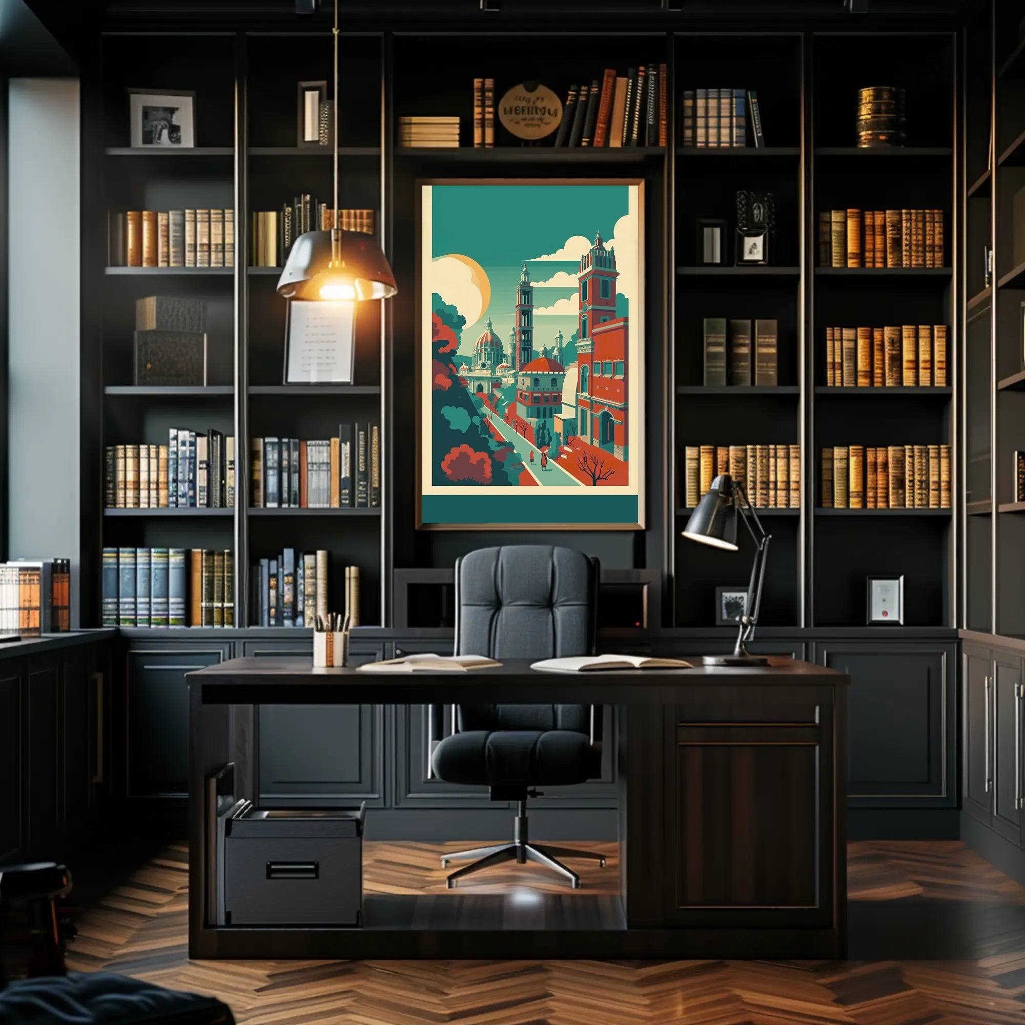 Architectural Dreamscape Poster PosterGoat
