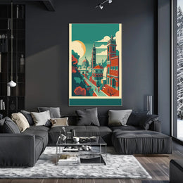 Architectural Dreamscape Poster PosterGoat