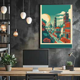 Architectural Dreamscape Poster PosterGoat