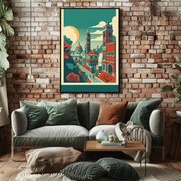 Architectural Dreamscape Poster PosterGoat