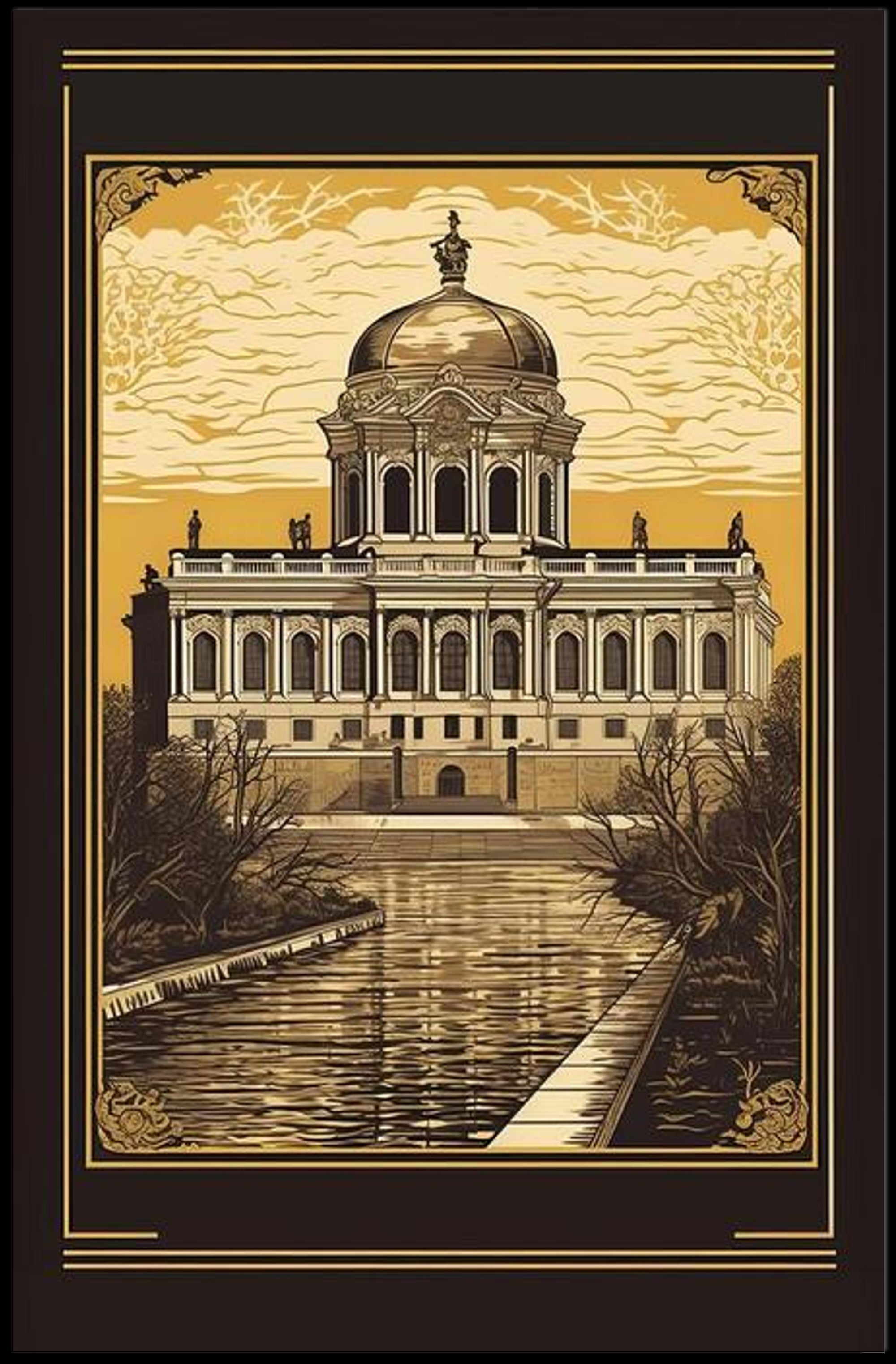 Architectural Elegance Poster PosterGoat