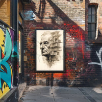 Architectural Wisdom: Fusion of Identity Art Poster PosterGoat