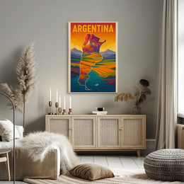 Argentina Adventure Awaits Vintage Travel Poster PosterGoat