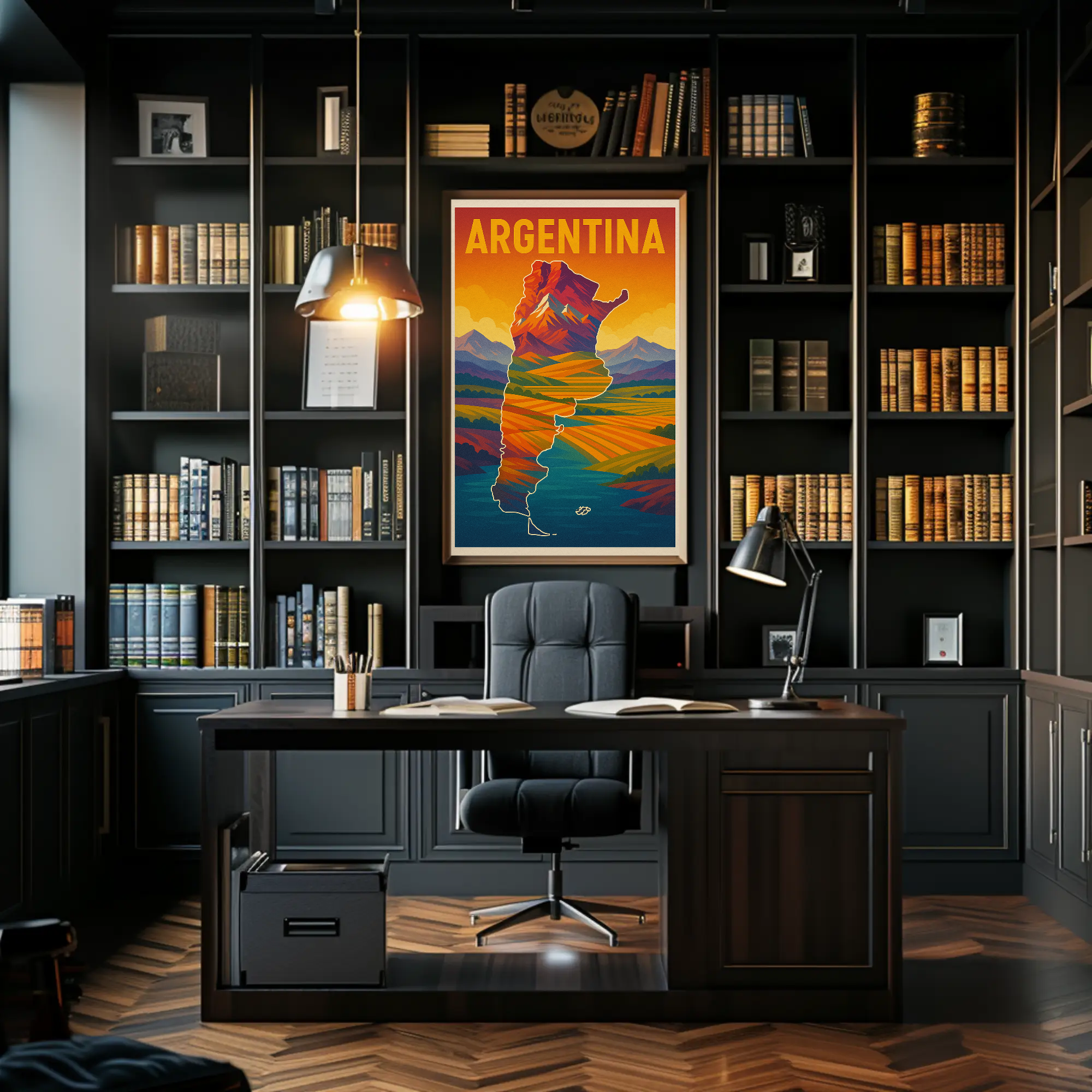 Argentina Adventure Awaits Vintage Travel Poster PosterGoat