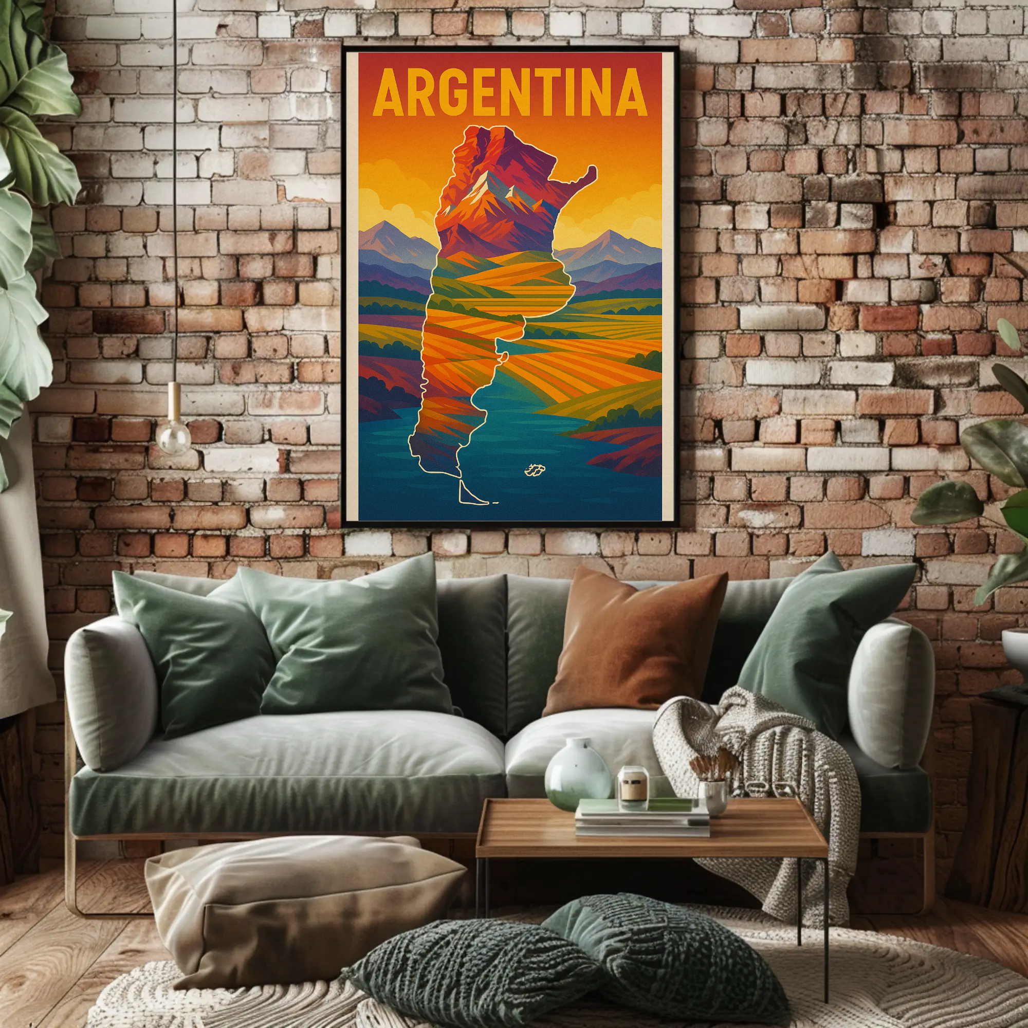 Argentina Adventure Awaits Vintage Travel Poster PosterGoat