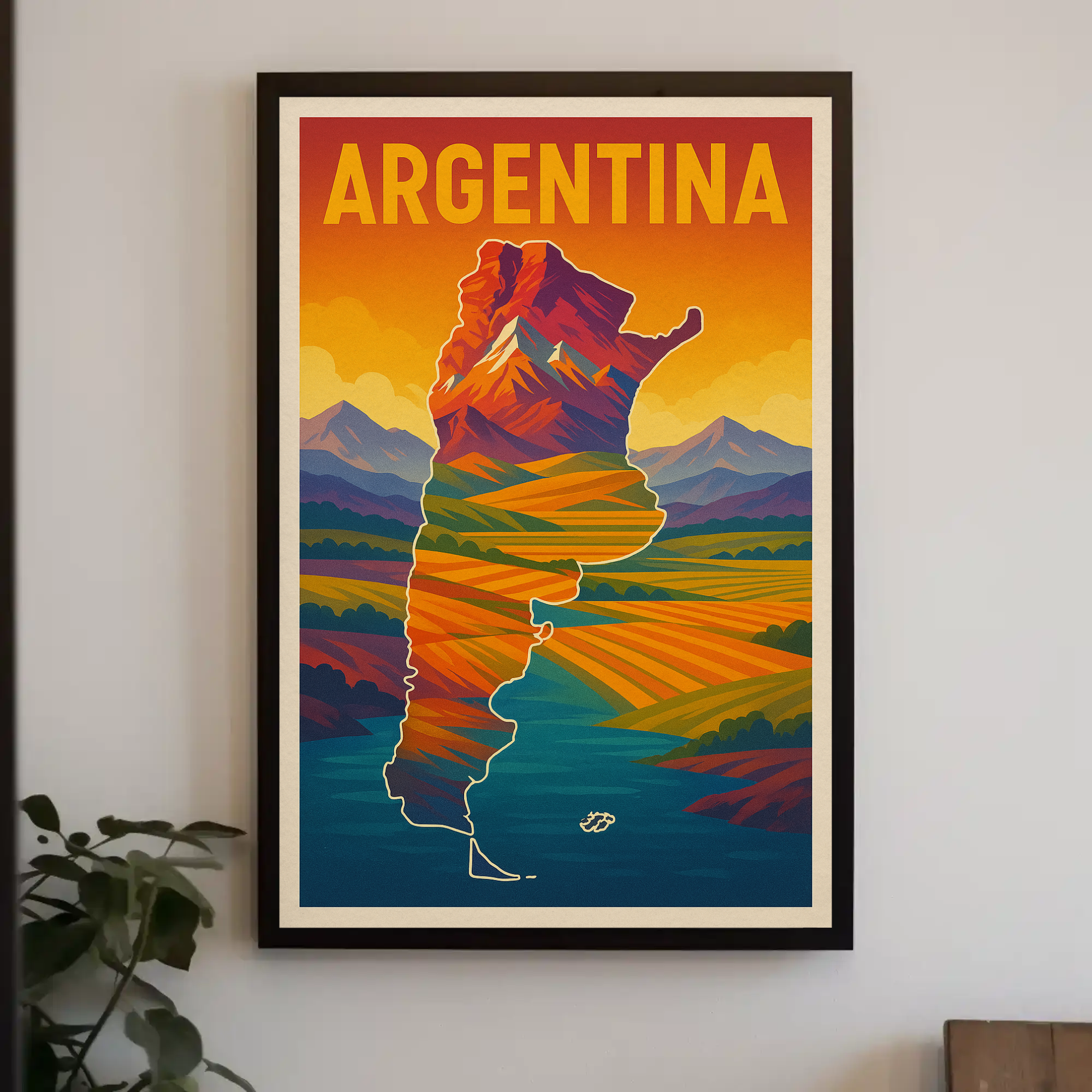 Argentina Adventure Awaits Vintage Travel Poster PosterGoat