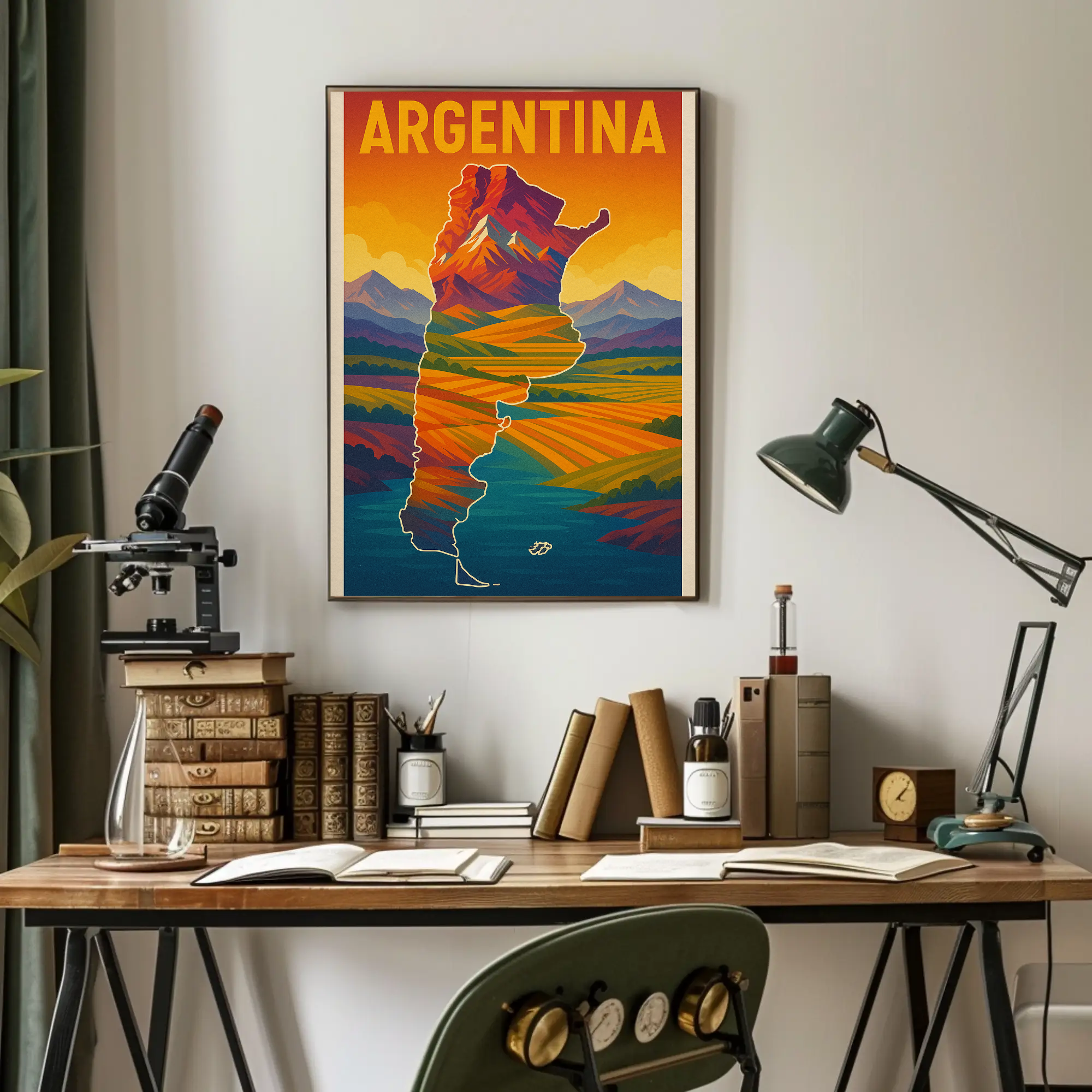 Argentina Adventure Awaits Vintage Travel Poster PosterGoat