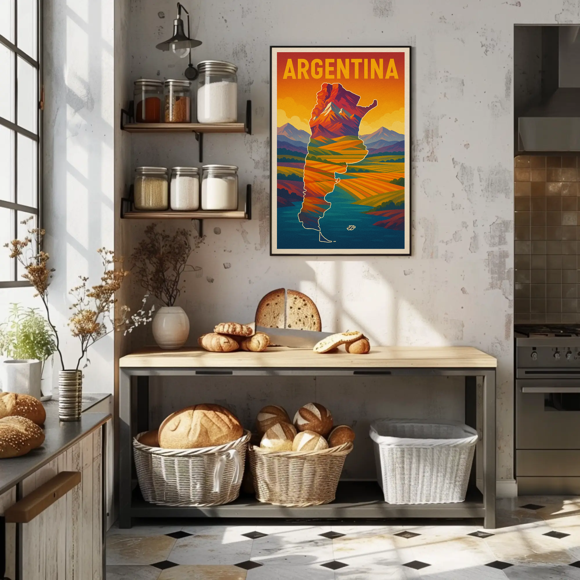 Argentina Adventure Awaits Vintage Travel Poster PosterGoat