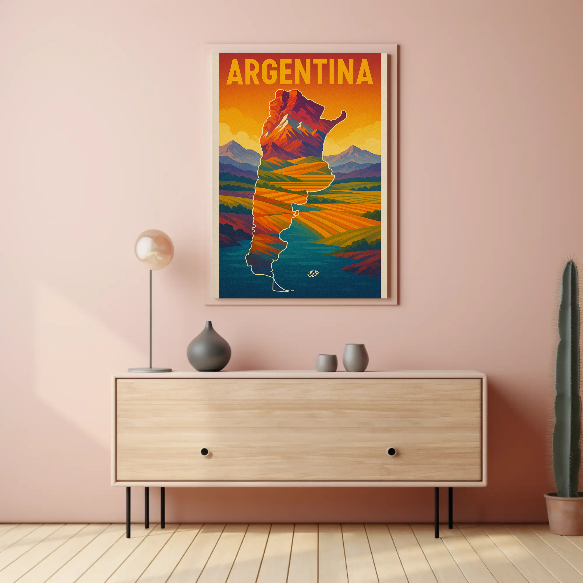Argentina Adventure Awaits Vintage Travel Poster PosterGoat