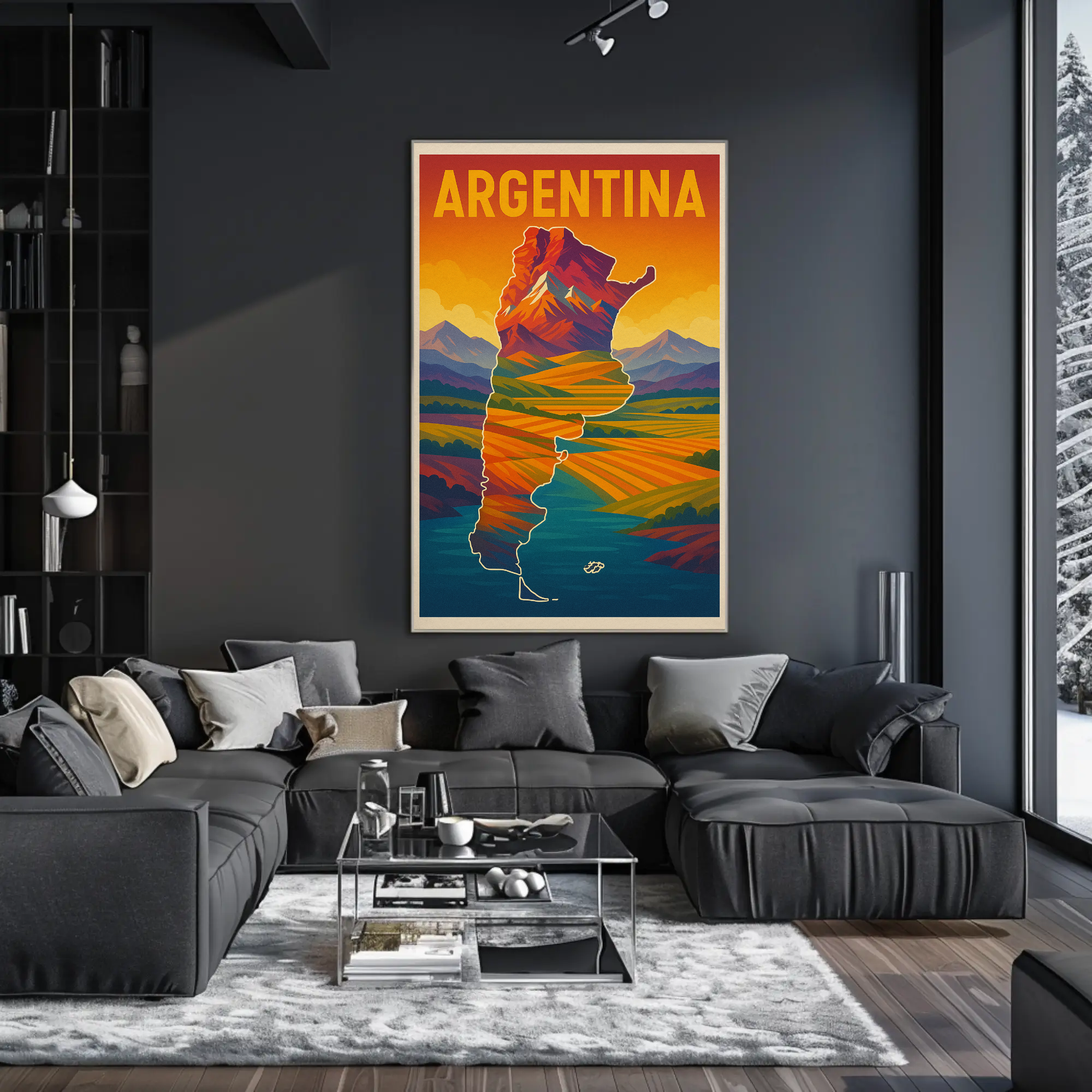 Argentina Adventure Awaits Vintage Travel Poster PosterGoat