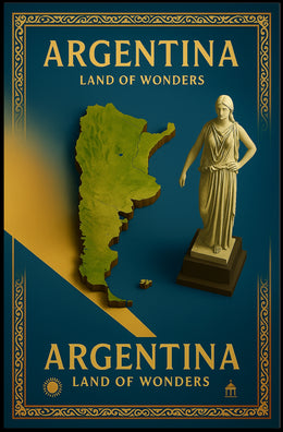 Argentina Land of Wonders Poster PosterGoat